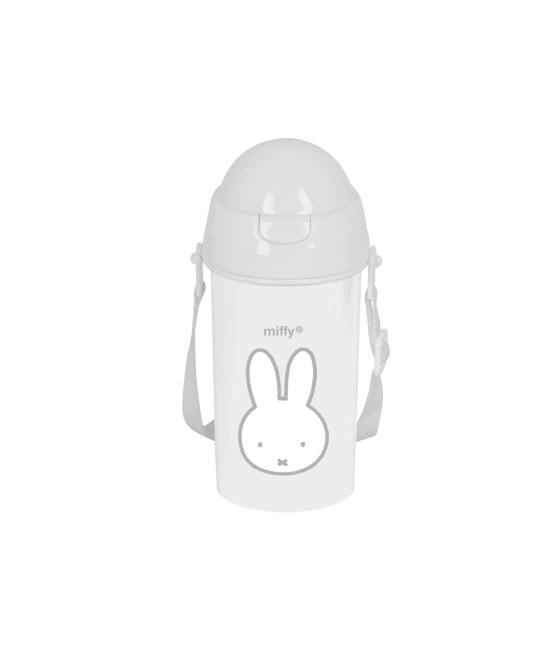 Botella portaliquidos safta 500 ml apertura automatica con pajita miffy menta 195x73x73 mm