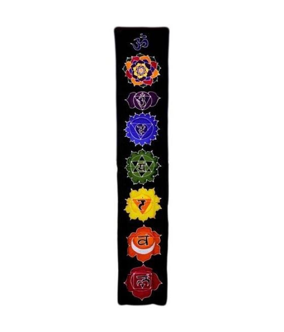 Banner vertical Chakra - Medianoche 183x35cm