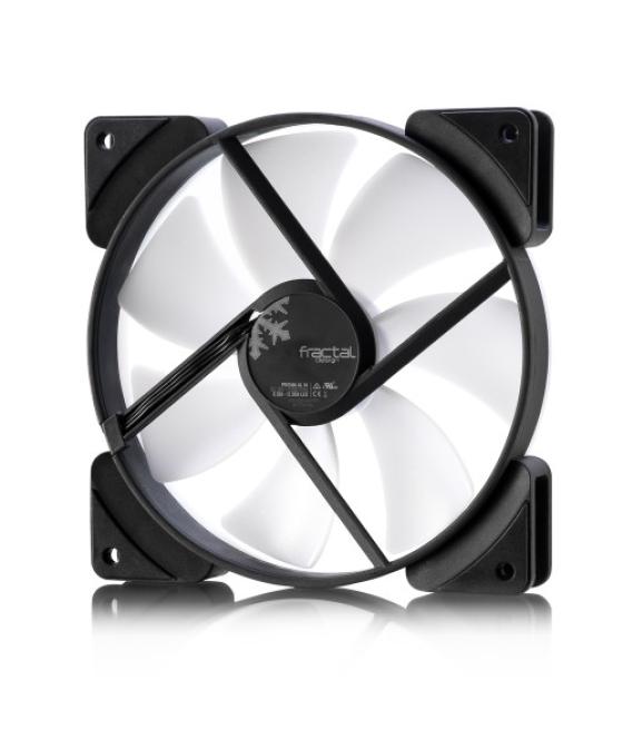 Fractal design prisma al-14 carcasa del ordenador ventilador 14 cm negro, blanco