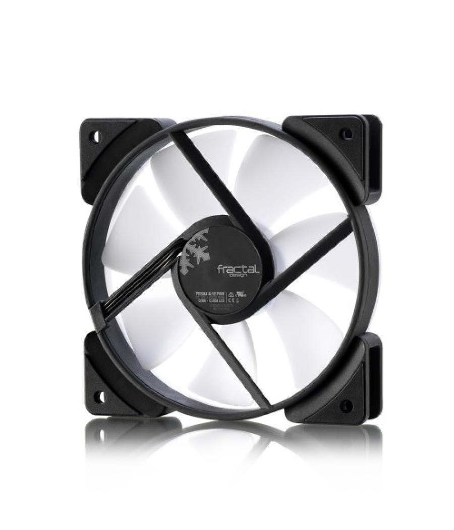 Fractal design prisma al-12 3p carcasa del ordenador ventilador 12 cm negro, blanco