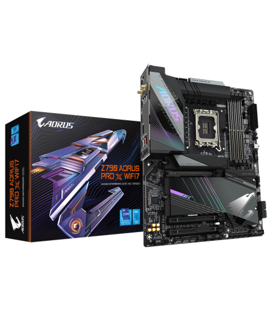 Gigabyte z790 aorus pro x wifi7 placa base intel z790 express lga 1700 atx