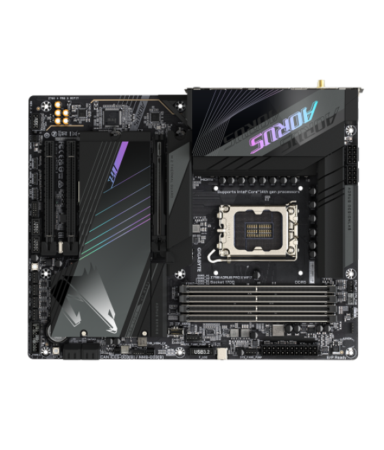 Gigabyte z790 aorus pro x wifi7 placa base intel z790 express lga 1700 atx