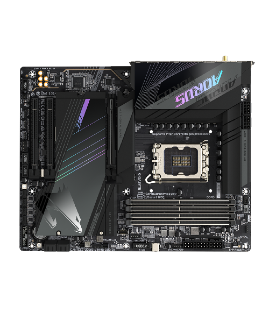 Gigabyte z790 aorus pro x wifi7 placa base intel z790 express lga 1700 atx