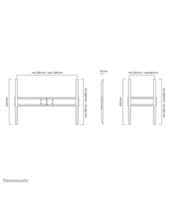 Neomounts by Newstar Soporte de pared para TV