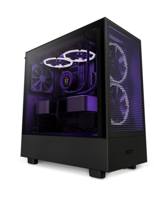 Nzxt h5 flow midi tower negro