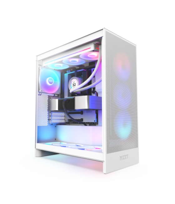 Nzxt h7 flow rgb midi tower blanco