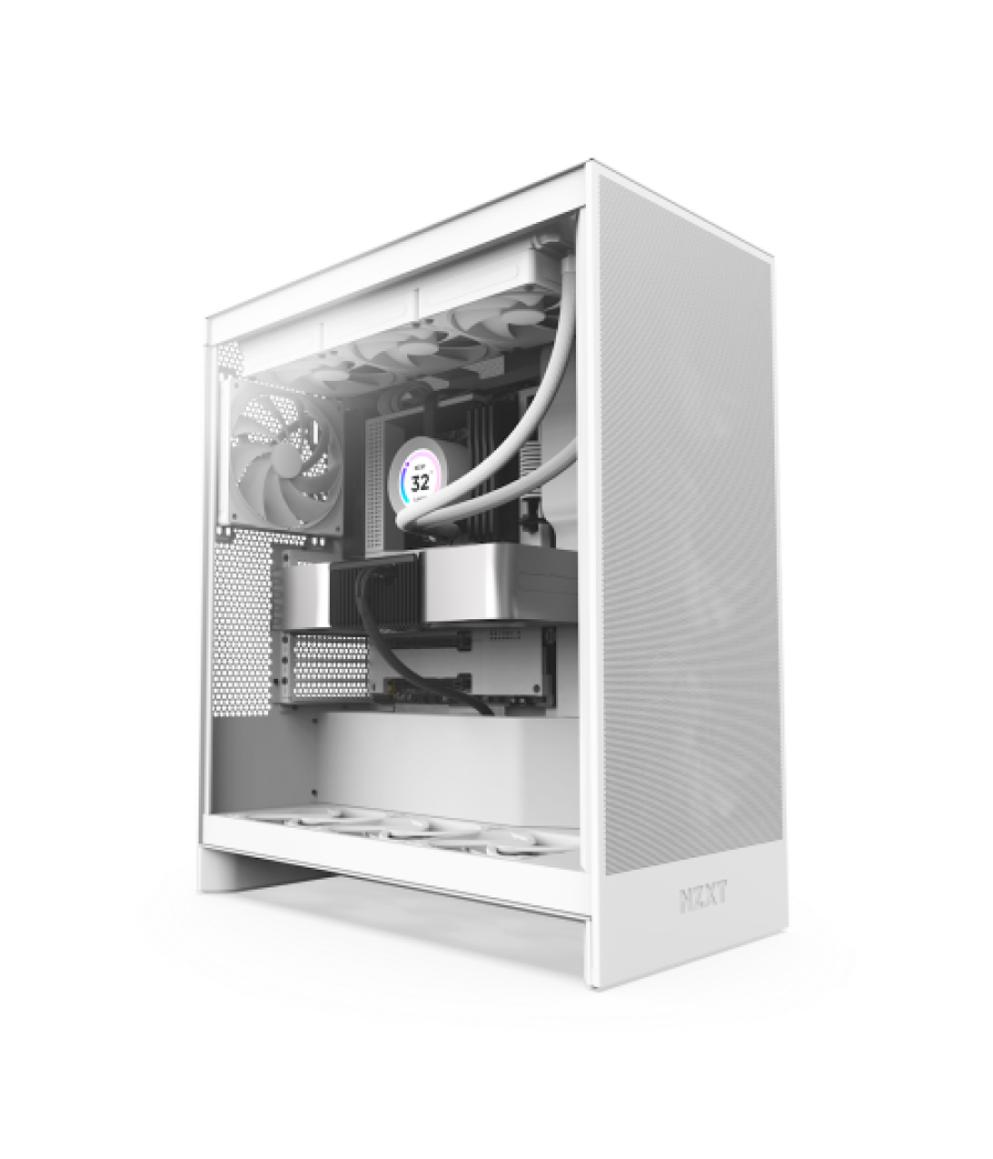 Nzxt h7 flow midi tower blanco