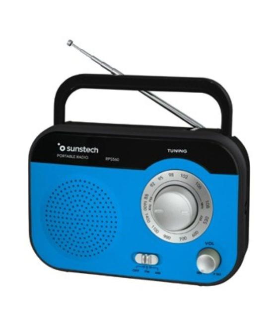 Radio portátil sunstech rps560/ azul