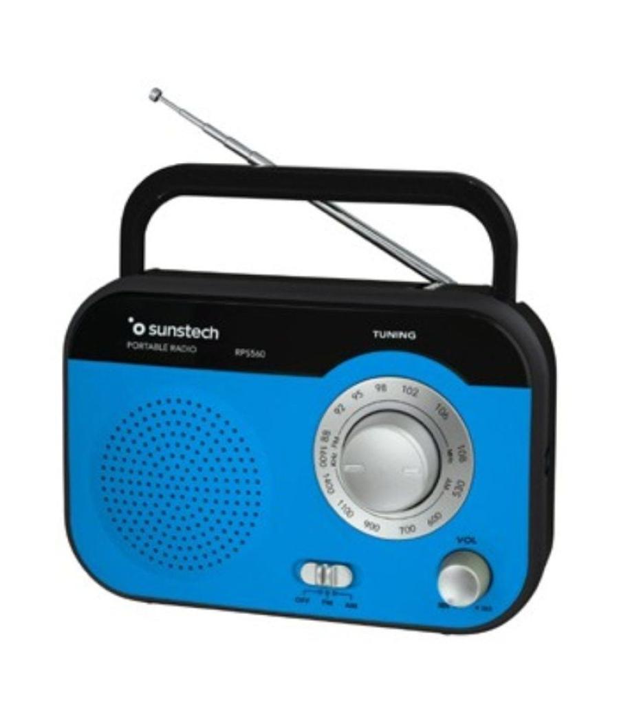 Radio portátil sunstech rps560/ azul