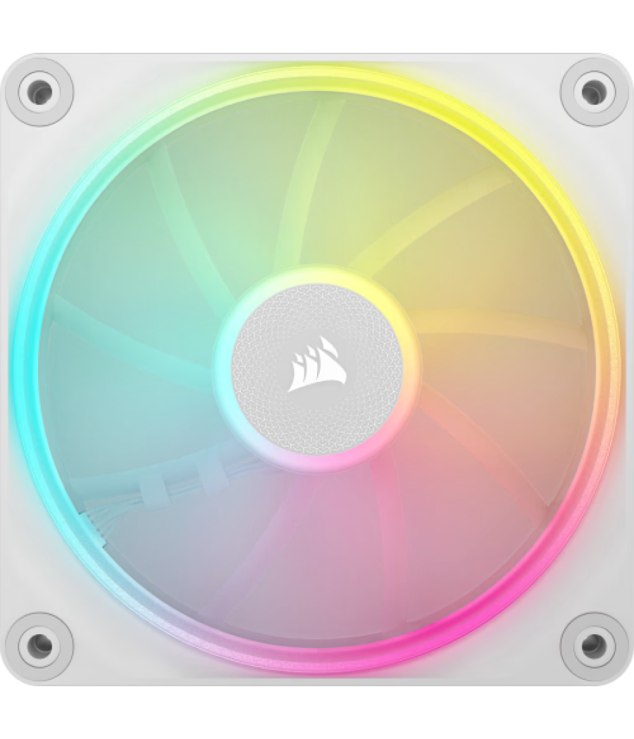 Corsair icue link lx120 rgb carcasa del ordenador ventilador 12 cm blanco 3 pieza(s)