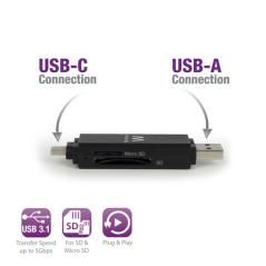 EWENT EW1075 USB3.1 Gen 1 Compact card reader All - Imagen 4