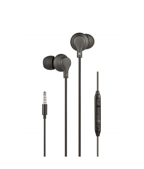 Auriculares intrauditivos daewoo dw2013/ con micrófono/ jack 3.5/ negros