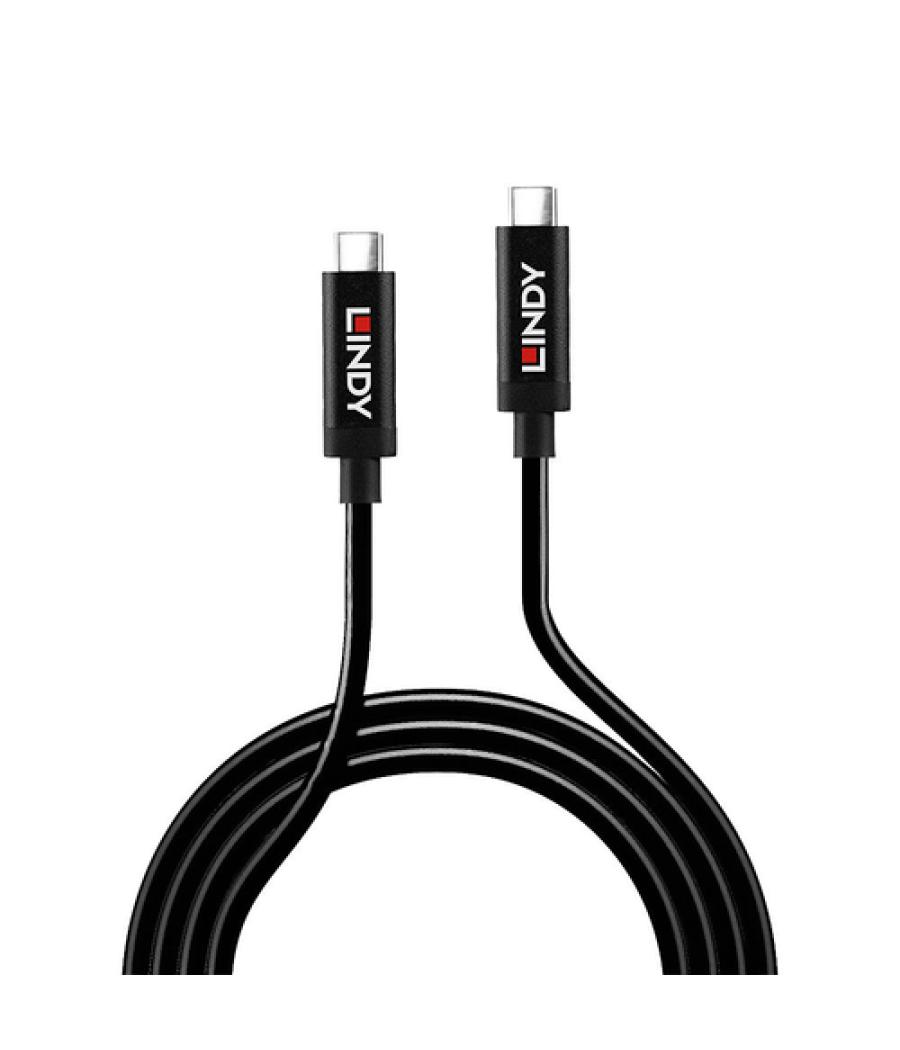 Lindy 43308 cable USB 5 m USB 3.2 Gen 2 (3.1 Gen 2) USB C Negro