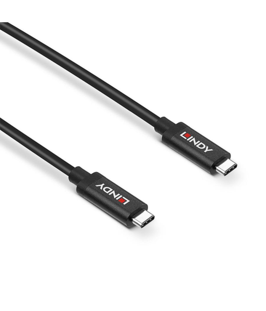 Lindy 43308 cable USB 5 m USB 3.2 Gen 2 (3.1 Gen 2) USB C Negro