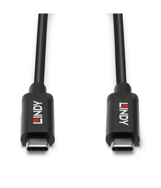 Lindy 43308 cable USB 5 m USB 3.2 Gen 2 (3.1 Gen 2) USB C Negro