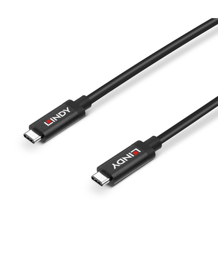 Lindy 43308 cable USB 5 m USB 3.2 Gen 2 (3.1 Gen 2) USB C Negro