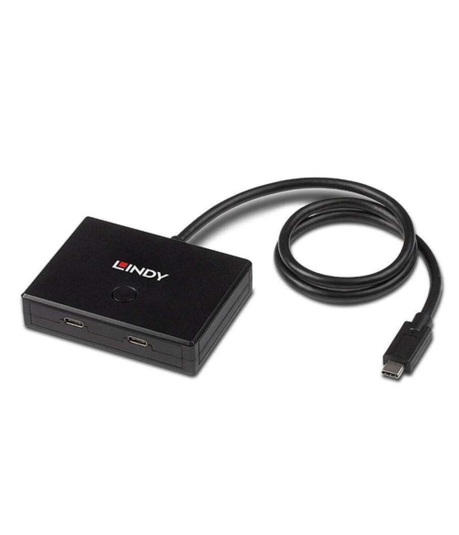 Lindy 43329 hub de interfaz USB 3.2 Gen 1 (3.1 Gen 1) Type-C 5000 Mbit/s Negro