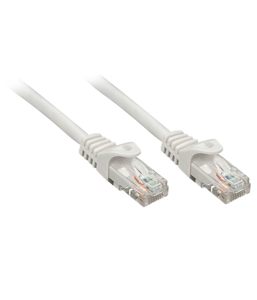 Lindy RJ-45/RJ-45 Cat6 2m cable de red Gris U/UTP (UTP)