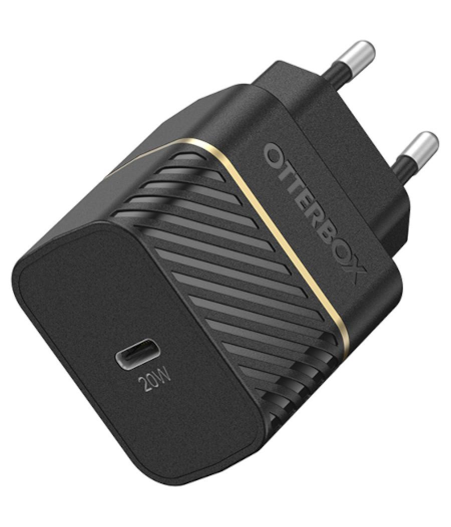 OtterBox EU Wall Charger 20W - 1X USB-C 20W USB-PD + USB C-C Cable 1m, negro