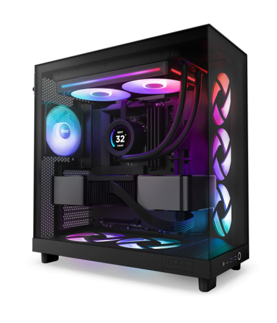 Nzxt rf-u28hf-b1 sistema de refrigeración para ordenador carcasa del ordenador ventilador negro 1 pieza(s)