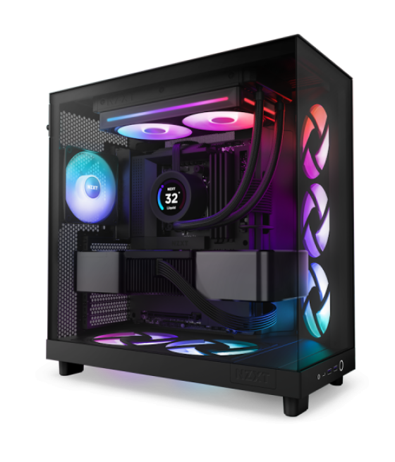 Nzxt rf-u24hf-b1 sistema de refrigeración para ordenador carcasa del ordenador ventilador negro