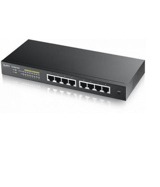 Zyxel gs1900-8hp gestionado l2 gigabit ethernet (10/100/1000) energía sobre ethernet (poe) negro