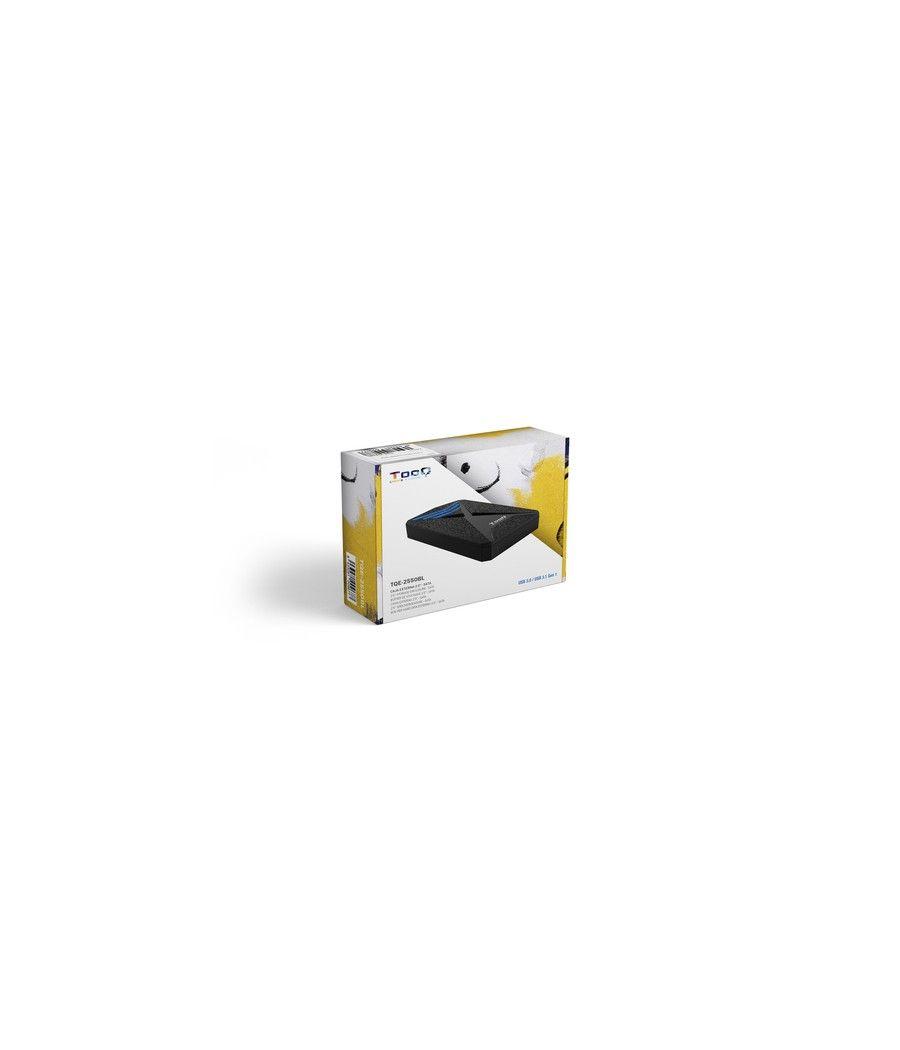 TooQ TQE-2550BL caja para disco duro externo Carcasa de disco duro/SSD Negro 2.5" - Imagen 6