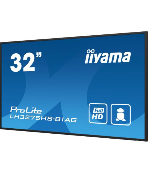 Iiyama prolite pantalla plana para señalización digital 81,3 cm (32") lcd wifi 500 cd / m² full hd negro procesador incorporado 