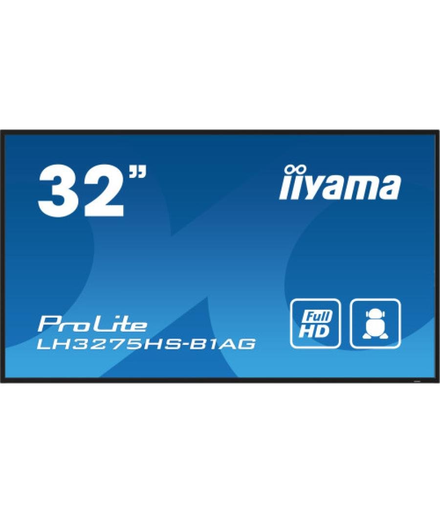 Iiyama prolite pantalla plana para señalización digital 81,3 cm (32") lcd wifi 500 cd / m² full hd negro procesador incorporado 