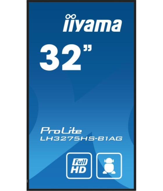 Iiyama prolite pantalla plana para señalización digital 81,3 cm (32") lcd wifi 500 cd / m² full hd negro procesador incorporado 