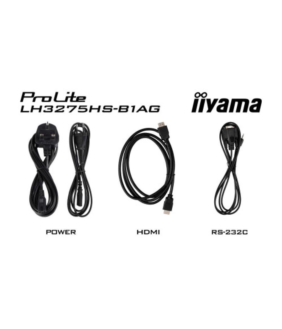 Iiyama prolite pantalla plana para señalización digital 81,3 cm (32") lcd wifi 500 cd / m² full hd negro procesador incorporado 