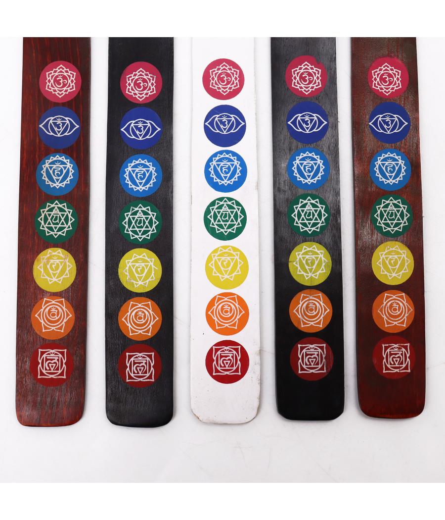 Soporte de Incienso - 7 chakras Colores Surtidos Colour Chakra Ashcatcher