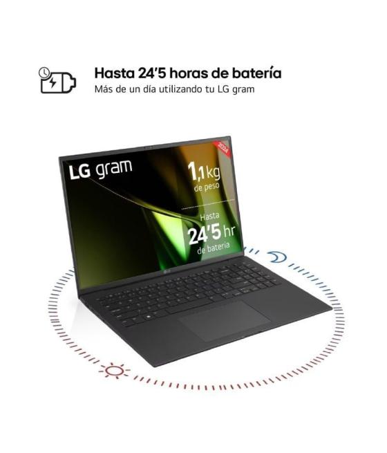 Portátil lg gram 17z90s-g.ad7bb intel core ultra 7-155h/ 32gb/ 2tb ssd/ 17'/ win11