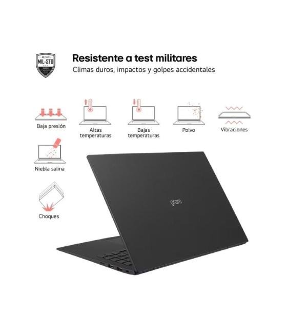 Portátil lg gram 17z90s-g.ad7bb intel core ultra 7-155h/ 32gb/ 2tb ssd/ 17'/ win11