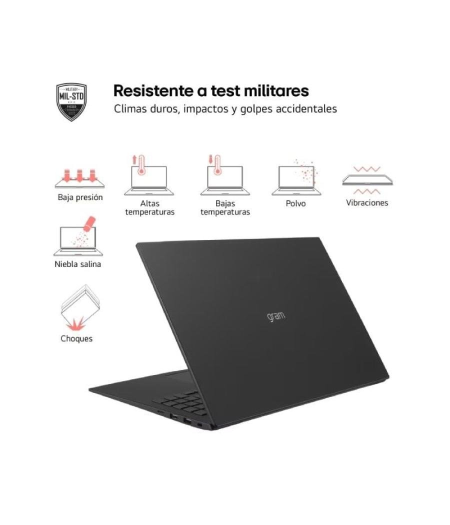 Portátil lg gram 17z90s-g.ad7bb intel core ultra 7-155h/ 32gb/ 2tb ssd/ 17'/ win11