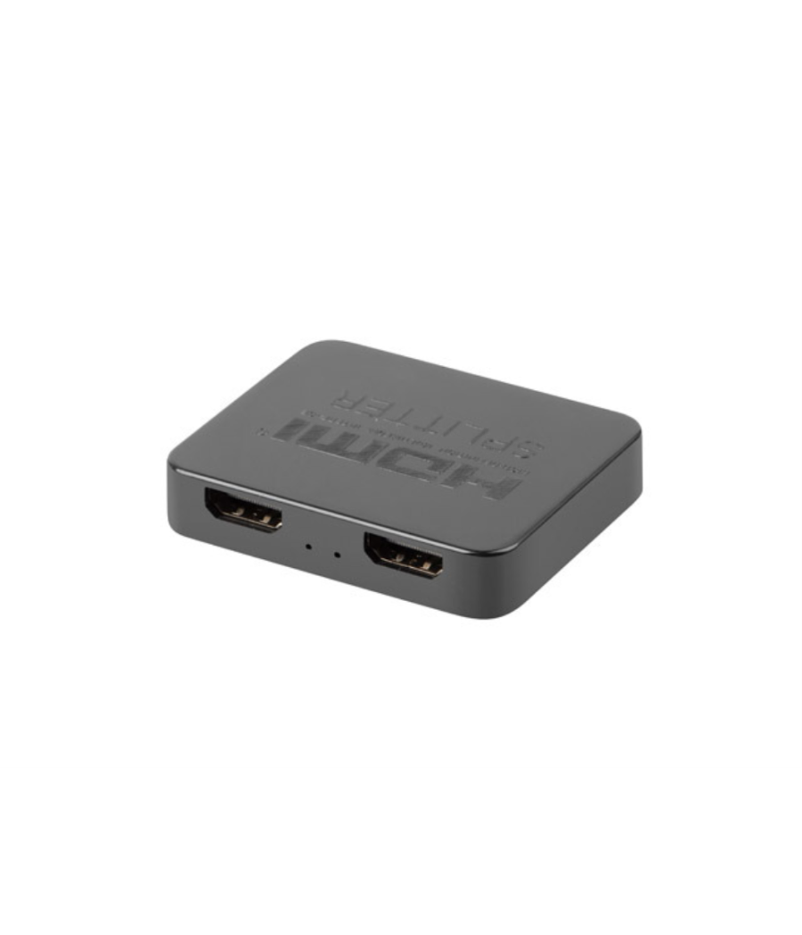 Splitter video lanberg hdmi a 2 x hdmi 4k + micro usb negro