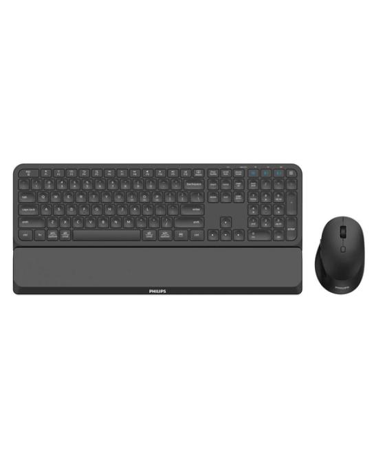 Philips 6000 series SPT6607B/16 teclado Ratón incluido Universal RF Wireless + Bluetooth Negro