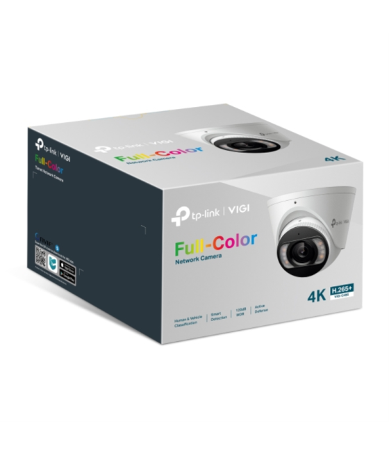 Tp-link 8mp full-color 1/2.7 progressive scan cmos f1.6, 2.8/4/6 mm color: 0.005 lux 0 lux with ir/white light h.265+/h.264+/ h.