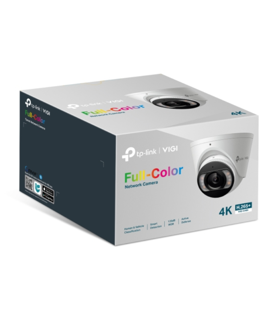 Tp-link 8mp full-color 1/2.7 progressive scan cmos f1.6, 2.8/4/6 mm color: 0.005 lux 0 lux with ir/white light h.265+/h.264+/ h.