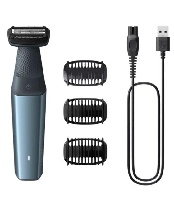 Afeitadora philips bodygroom series 3000 bg3027/ con batería/ 3 accesorios