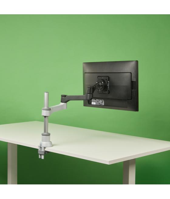 R-Go Tools Brazo de monitor R-Go Zepher Single, para un monitor, ajustable, capacidad de carga de 0-8 Kg, 100% circular, negro