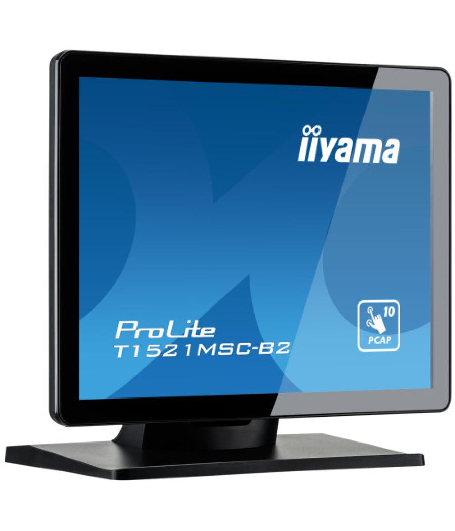 Iiyama prolite t1521msc-b2 pantalla para pc 38,1 cm (15") 1024 x 768 pixeles xga led pantalla táctil mesa negro