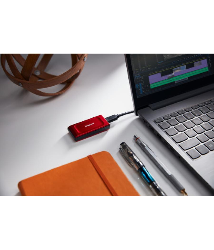 Kingston technology ssd externo kingston xs1000 rojo