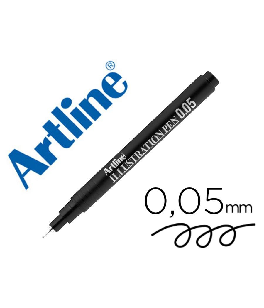 Rotulador artline calibrado micrométrico negro illustration pen ek-2805iln punta poliacetal 0,05mm