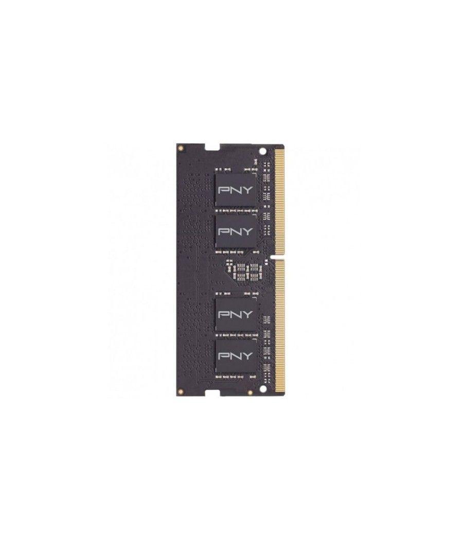 PNY - DDR4 - 8 GB - SO-DIMM de 260 espigas - 2666 Mhz / PC4-21300- 1.2 V - sin memoria intermedia - no ECC - Imagen 1