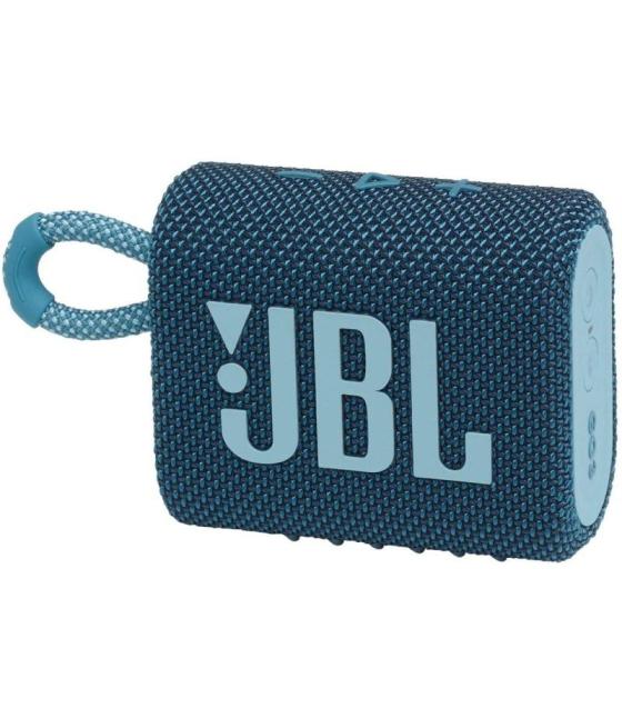 Altavoz con bluetooth jbl go 3/ 4.2w/ 1.0/ azul