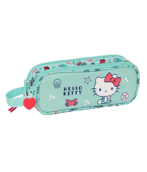 Bolso escolar portatodo safta doble hello kitty sea lovers 60x210x80 mm