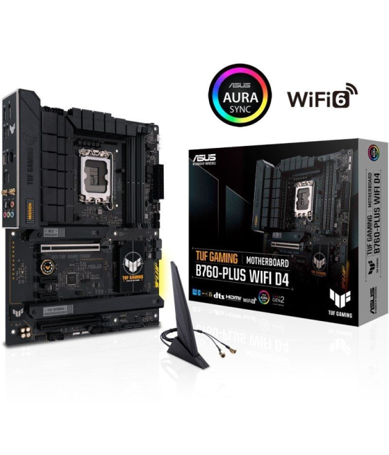 Placa base asus tuf gaming b760-plus (wi-fi) d4 socket 1700