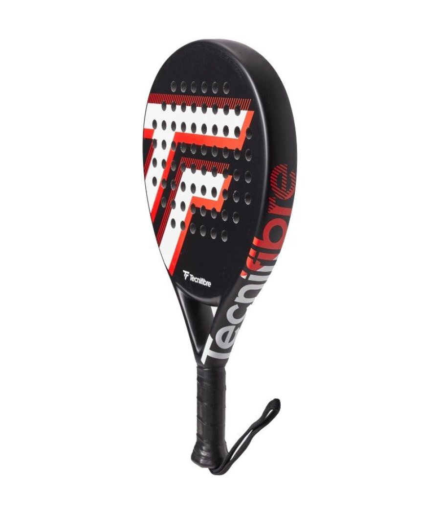 Pala de pádel tecnifibre wall master one/ negra y blanca