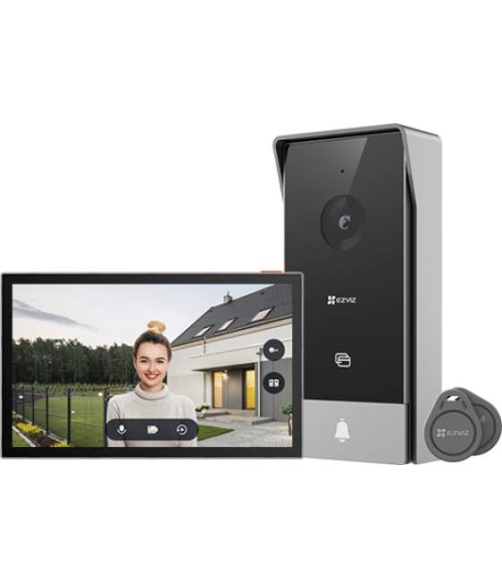 Ezviz hp5 sistema de intercomunicación de video 17,8 cm (7") negro, plata